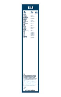 BOSCH Wischblatt "Twin", Art.-Nr. 3 397 001 543