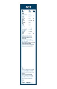 BOSCH Wischblatt "Twin", Art.-Nr. 3 397 001 803