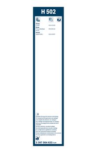 BOSCH Wischblatt "Rear", Art.-Nr. 3 397 004 633