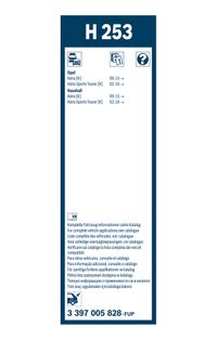 BOSCH Wischblatt "Rear", Art.-Nr. 3 397 005 828