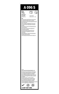 BOSCH Wischblatt "Aerotwin", Art.-Nr. 3 397 007 096