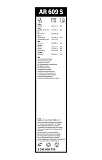 BOSCH Wischblatt "Aerotwin Retrofit", Art.-Nr. 3 397 009 776