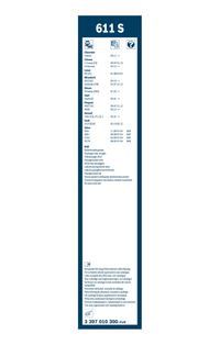 BOSCH Wischblatt "Twin", Art.-Nr. 3 397 010 300