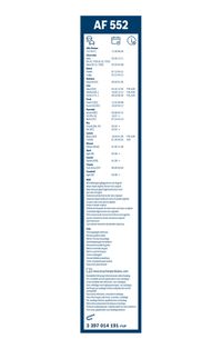 BOSCH Wischblatt "Aerofit", Art.-Nr. 3 397 014 191