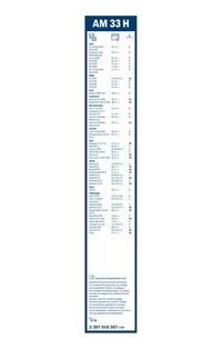 BOSCH Wischblatt "Rear" f&uuml;r VW TOURAN (1T3), Art.-Nr. 3 397 016 507