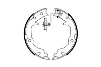 BOSCH Bremsbackensatz, Feststellbremse, Art.-Nr. 0 986 487 766