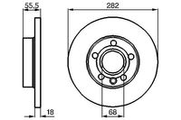 BOSCH Bremsscheibe, Art.-Nr. 0 986 479 B54