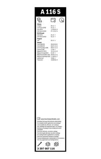 BOSCH Wischblatt "Aerotwin", Art.-Nr. 3 397 007 116