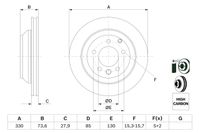BOSCH Bremsscheibe, Art.-Nr. 0 986 479 095