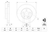 BOSCH Bremsscheibe, Art.-Nr. 0 986 479 137