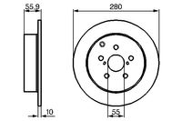 BOSCH Bremsscheibe, Art.-Nr. 0 986 479 242
