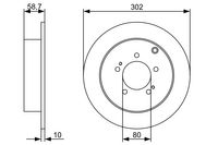 BOSCH Bremsscheibe, Art.-Nr. 0 986 479 318