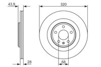 BOSCH Bremsscheibe, Art.-Nr. 0 986 479 552
