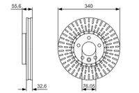 BOSCH Bremsscheibe, Art.-Nr. 0 986 479 546