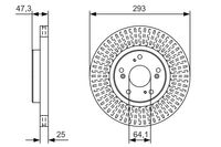 BOSCH Bremsscheibe, Art.-Nr. 0 986 479 B02
