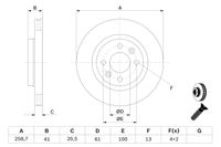 BOSCH Bremsscheibe, Art.-Nr. 0 986 479 B21