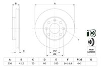 BOSCH Bremsscheibe, Art.-Nr. 0 986 478 192
