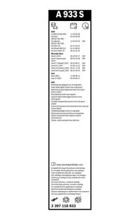 BOSCH Wischblatt "Aerotwin", Art.-Nr. 3 397 118 933