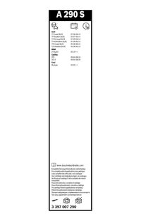 BOSCH Wischblatt "Aerotwin", Art.-Nr. 3 397 007 290