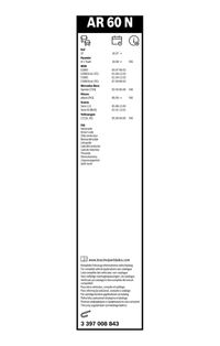 BOSCH Wischblatt "Aerotwin Retro", Art.-Nr. 3 397 008 843