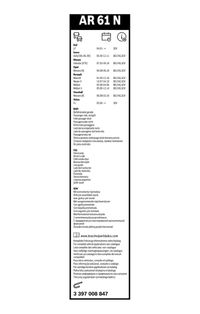 BOSCH Wischblatt "Aerotwin Retro", Art.-Nr. 3 397 008 847