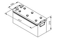 BOSCH Starterbatterie "T3", Art.-Nr. 0 092 T30 750