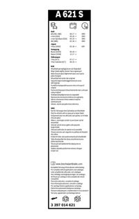 BOSCH Wischblatt "Aerotwin", Art.-Nr. 3 397 014 621