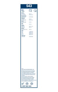 BOSCH Wischblatt "Twin", Art.-Nr. 3 397 001 543