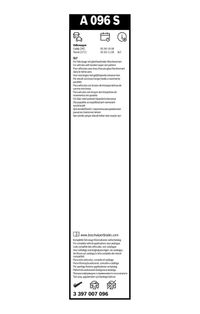 BOSCH Wischblatt "Aerotwin", Art.-Nr. 3 397 007 096