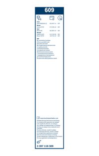 BOSCH Wischblatt "Twin", Art.-Nr. 3 397 118 309