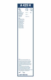 BOSCH Wischblatt "Rear Aerotwin", Art.-Nr. 3 397 008 051