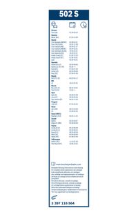 BOSCH Wischblatt "Twin", Art.-Nr. 3 397 118 564