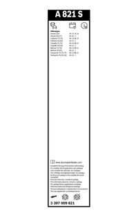 BOSCH Wischblatt "Aerotwin", Art.-Nr. 3 397 009 821
