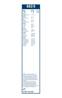 BOSCH Wischblatt "Twin", Art.-Nr. 3 397 118 325