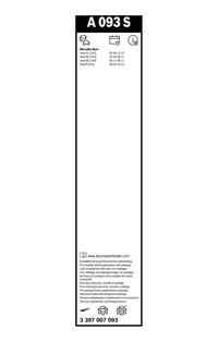 BOSCH Wischblatt "Aerotwin", Art.-Nr. 3 397 007 093