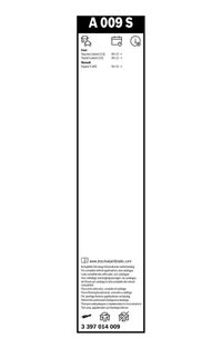 BOSCH Wischblatt "Aerotwin", Art.-Nr. 3 397 014 009