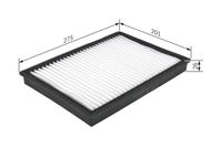 BOSCH Filter, Innenraumluft, Art.-Nr. 1 987 432 222