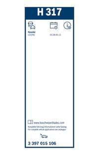 BOSCH Wischblatt "Rear", Art.-Nr. 3 397 015 106