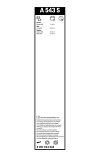 BOSCH Wischblatt "Aerotwin", Art.-Nr. 3 397 014 543