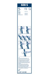BOSCH Wischblatt "Twin", Art.-Nr. 3 397 118 308