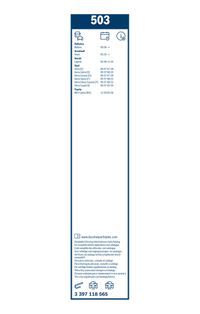 BOSCH Wischblatt "Twin", Art.-Nr. 3 397 118 565