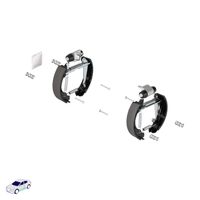 BOSCH Bremsbackensatz "KIT SUPERPRO", Art.-Nr. 0 204 114 579