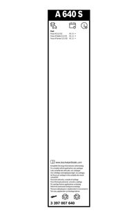BOSCH Wischblatt "Aerotwin", Art.-Nr. 3 397 007 640