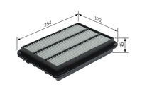 BOSCH Luftfilter, Art.-Nr. F 026 400 727