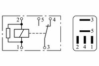 BOSCH Relais, Gl�hanlage, Art.-Nr. 0 332 201 107