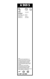 BOSCH Wischblatt "Aerotwin", Art.-Nr. 3 397 118 969