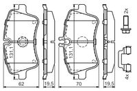 BOSCH Bremsbelagsatz, Scheibenbremse, Art.-Nr. 0 986 494 607