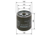 BOSCH Lufttrocknerpatrone, Druckluftanlage, Art.-Nr. 0 986 628 250