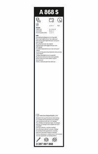 BOSCH Wischblatt "Aerotwin", Art.-Nr. 3 397 007 868