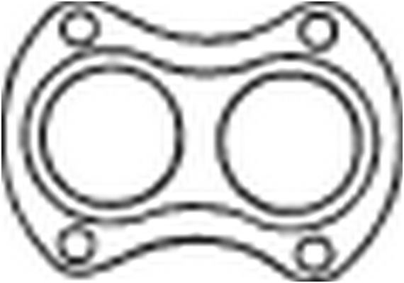 BOSAL Dichtung, Abgasrohr 256418 für ROVER